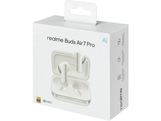 Гарнитуры TWS стерео REALME BUDS AIR 7 PRO WHITE